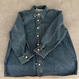 Alexander Wang Crystal Denim Jacket